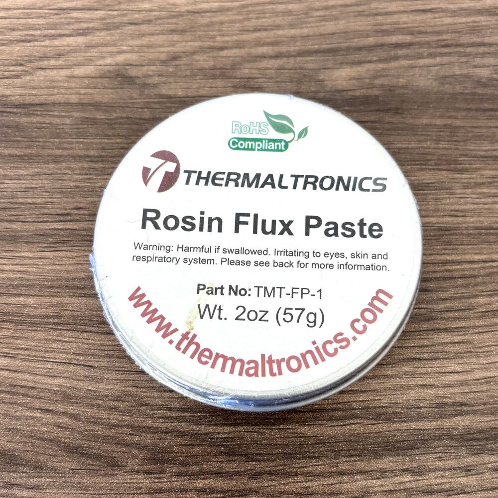 Thermaltronics Rosin Flux Paste - For Soldering - New